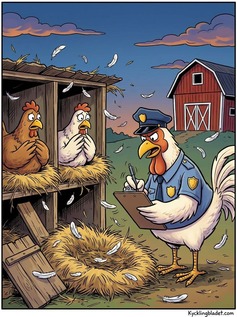 Hönsvakten har fått rycka ut 45 gånger till samma rede på ett år. Grannhönorna vittnar om nattligt oväsen och fjädrar i luften.
