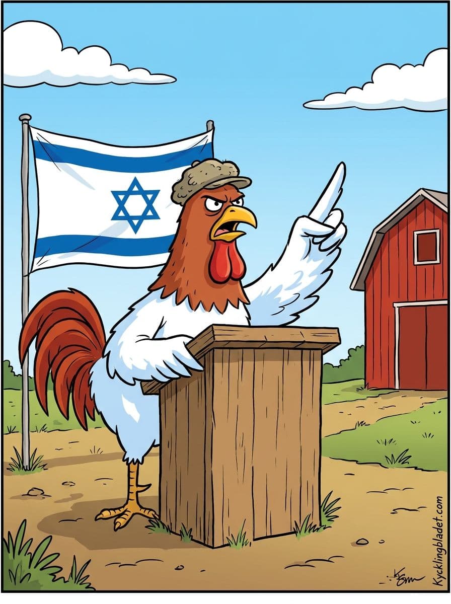 Benjamin Nätanhöna, ledare för den israeliska gården, förklarar varför de inte tänker backa trots internationell kritik.